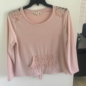A light pink T-shirt
